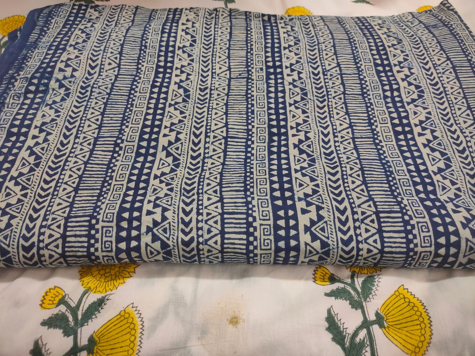 Assorted - Cotton Fabric By Meter Indian Hand Block Prints - pacificexportsimports - #tag1#