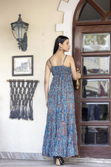 Boho Brown Ibiza Dress in Tribal Print - pacificexportsimports - #tag1#