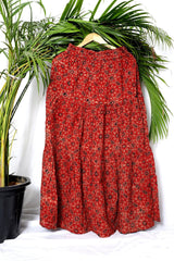 Boho Gypsy Skirt Block Print Long Skirt with pockets - pacificexportsimports - #tag1#