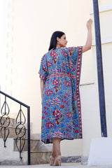 Floral Print Kaftan Dress for Women - pacificexportsimports - #tag1#