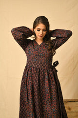 Hand Block Print Cotton Dress - pacificexportsimports - #tag1#