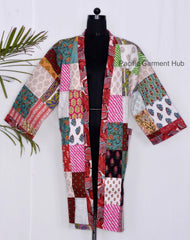 Plus Size Quilted Jacket Vintage Patchwork Quilted Jacket - pacificexportsimports - #tag1#