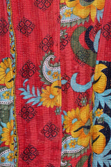 Quilts Indian Handmade Vintage Quilted Kantha Jacket - pacificexportsimports - #tag1#
