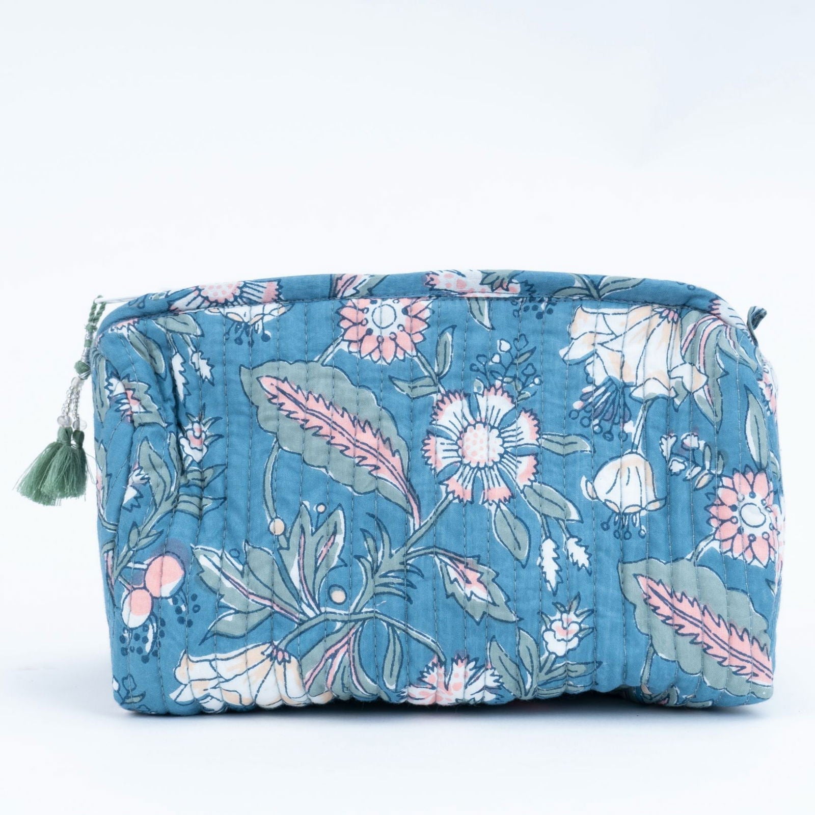 Spring Morning Blockprinted Pouches - pacificexportsimports - #tag1#