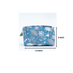 Spring Morning Blockprinted Pouches - pacificexportsimports - #tag1#