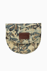 Vintage Vougue Blockprinted Coin Pouch - pacificexportsimports - #tag1#