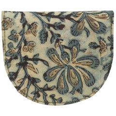 Vintage Vougue Blockprinted Coin Pouch - pacificexportsimports - #tag1#