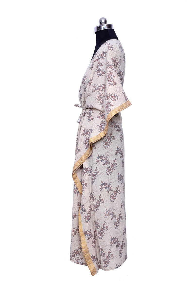 Woman's Silk Long Kaftan - pacificexportsimports - #tag1#