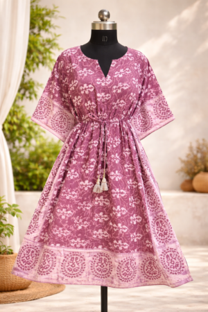 Cotton Kaftan Dress