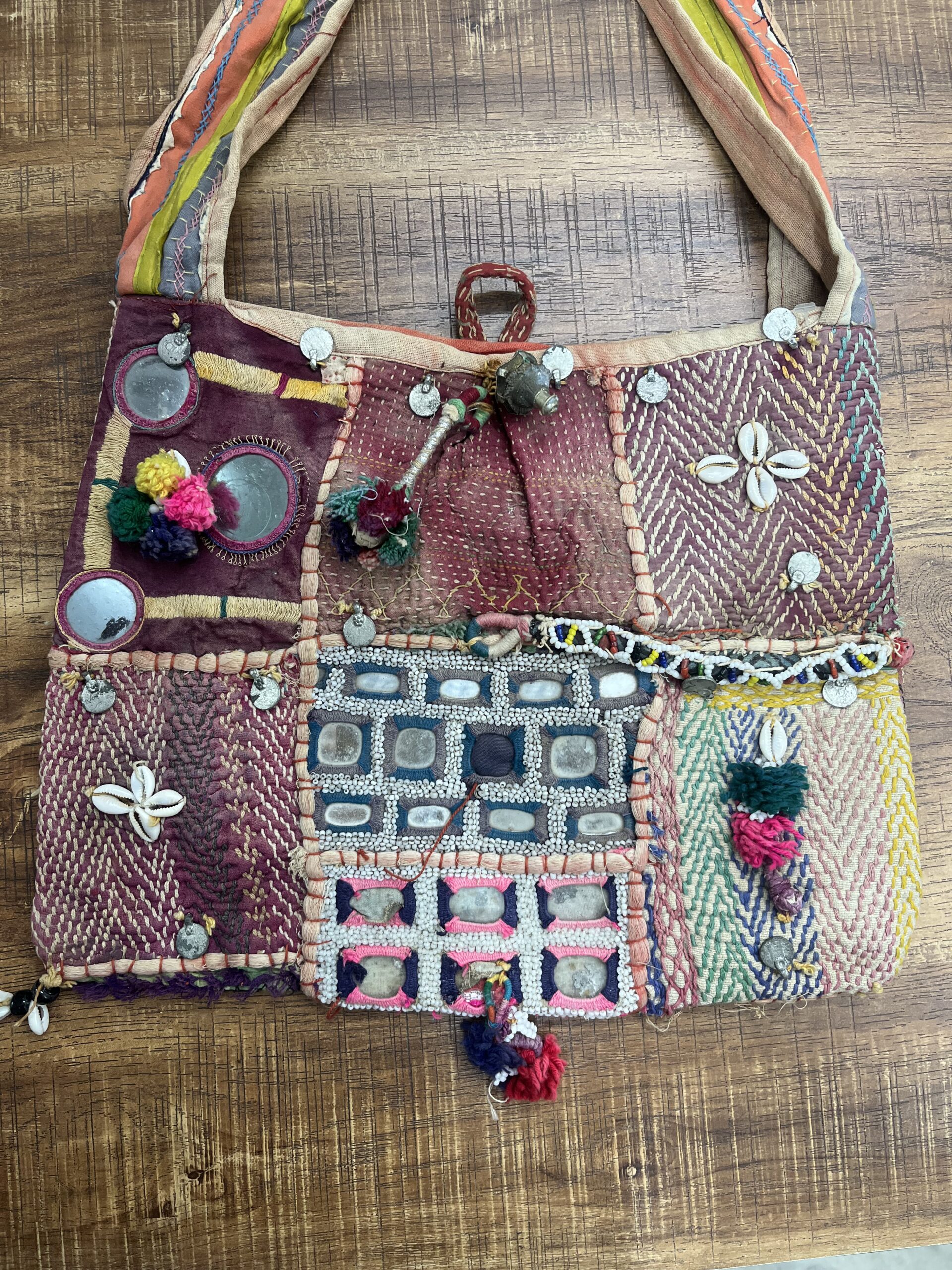 Handcrafted Patchwork Sling Bag