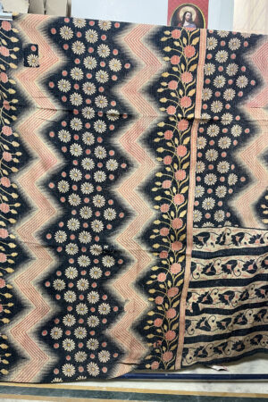 Vintage Floral Kantha Quilt - Indian Bohemian Throw, Bedspread
