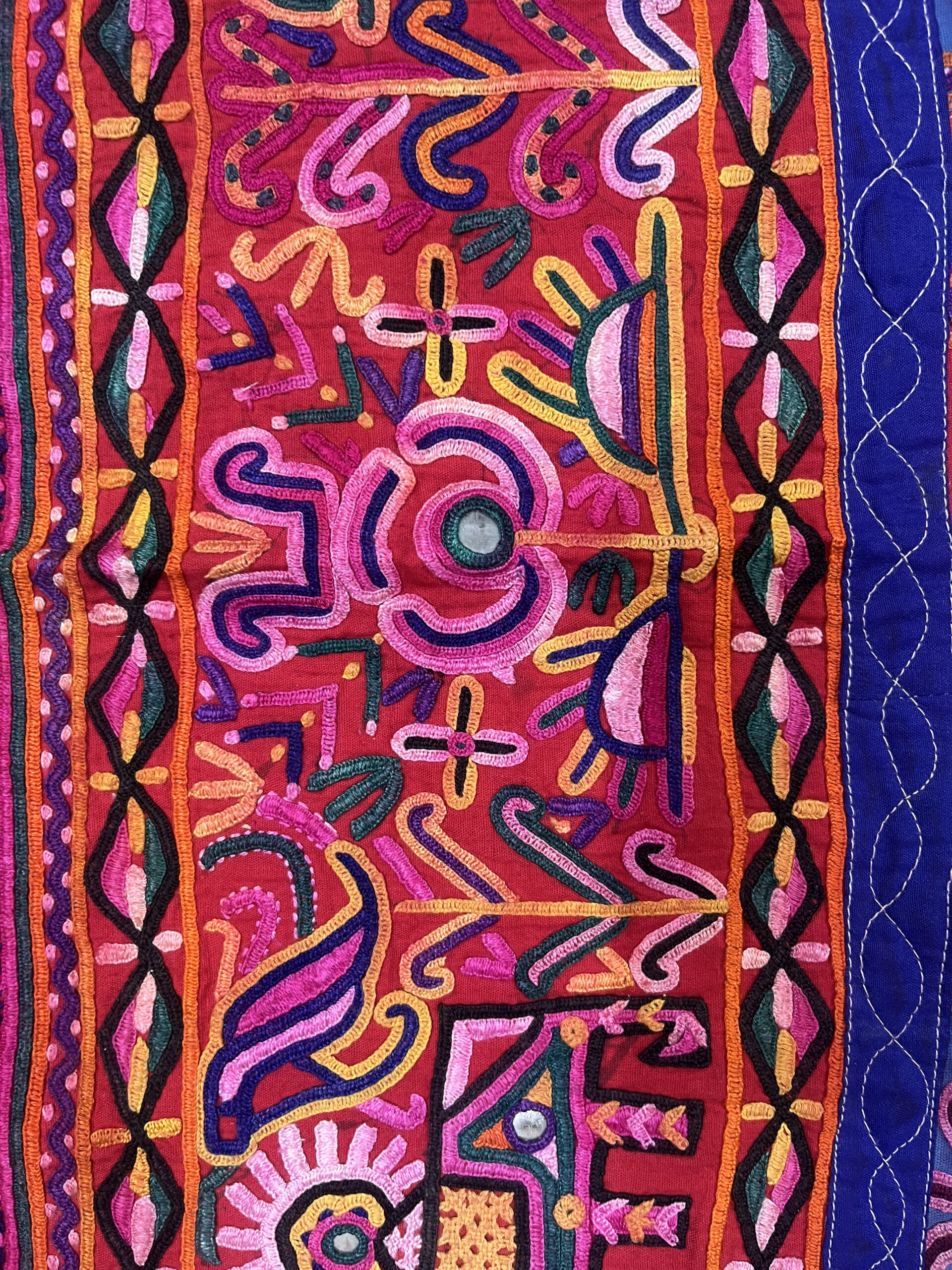 Vintage Handcrafted Kutch Embroidery Toran | Traditional Indian Door Hanging | Boho Wall Decor | Gujarati Textile Art | Ethnic Home Decor - Image 2